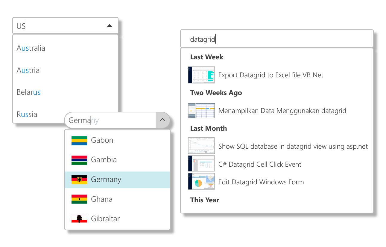 Blazor Input Controls