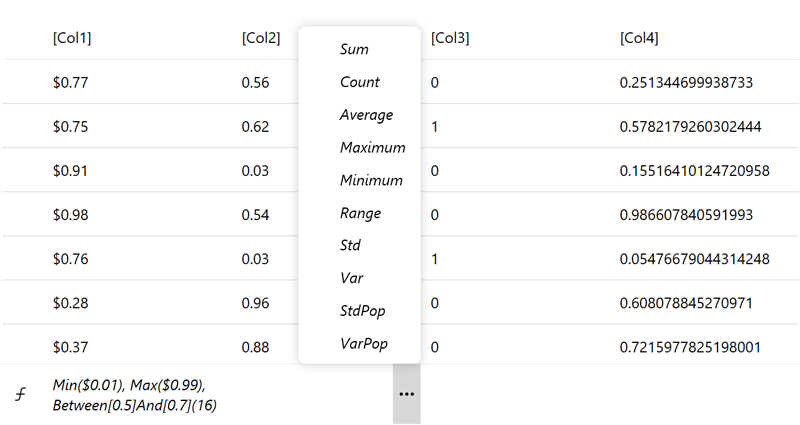 WPF DataGrid Summary Row