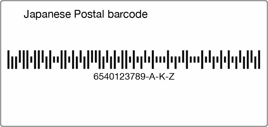 Japanese Postal Barcode