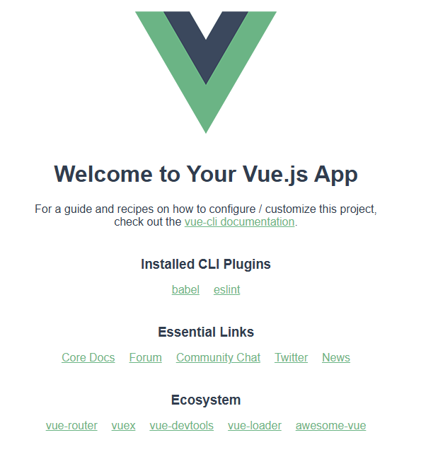 Default Vue App