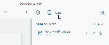 Data tab