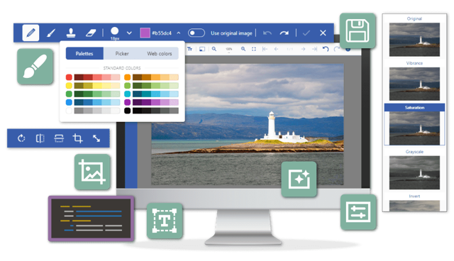 JavaScript Image Viewer and Editor for Web Apps