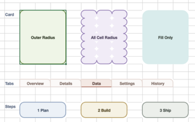 Rounded Cell Borders in JS Web Apps