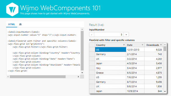 Web Components 101 Demo