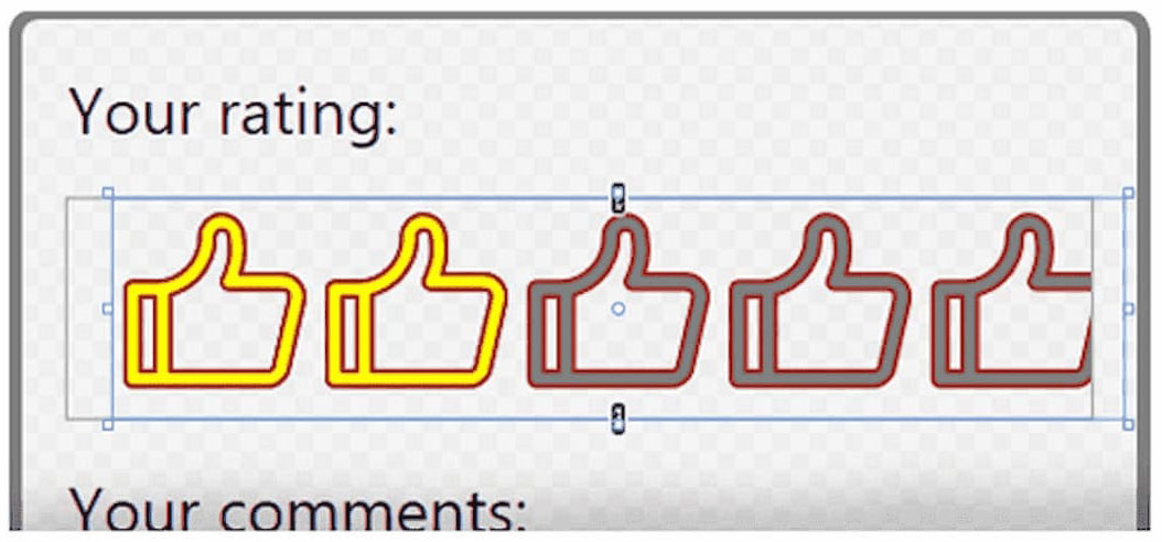 WPF Rating Control