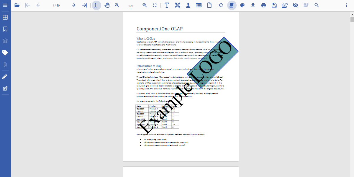 Highlight PDF C#
