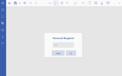 Password Protect PDF in JavaScript Web Applications