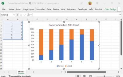 Add Column and Bar Charts in XLSX Files