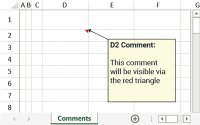 Add or Manage Excel XLSX Comments using a .NET API