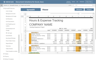 SpreadJS JavaScript Spreadsheet Support
