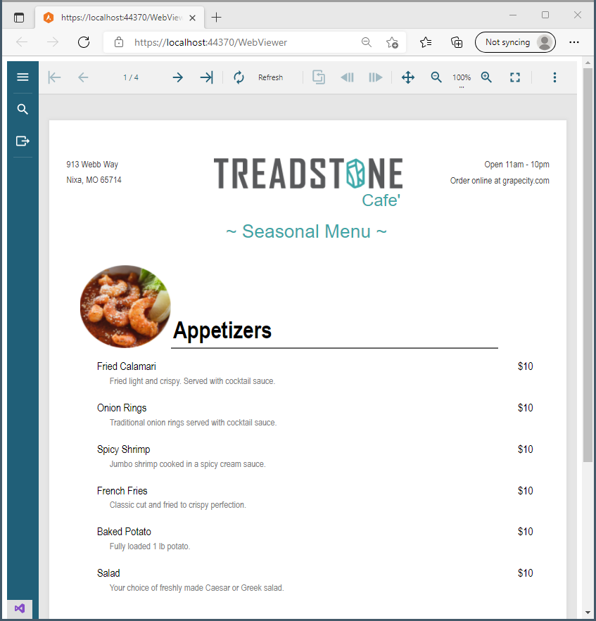 How To View Reports In Your Asp Net Webforms Application How To View Reports In Your Asp Net Webforms Application
