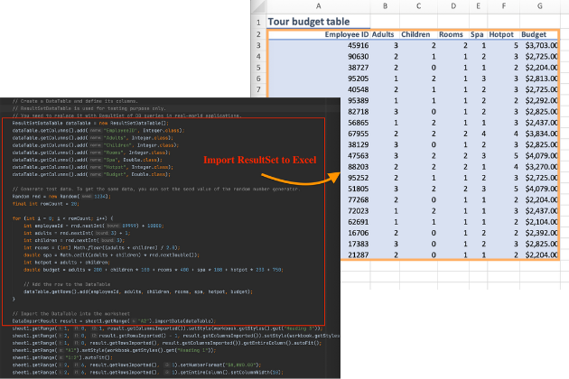 Import Data to Excel Files From Different Data Sources