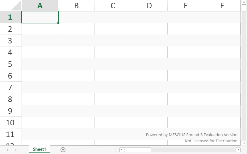 Set Alternating Row Colors in JavaScript Spreadsheet Control | SpreadJS Example