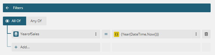 Add a Rule on a Year