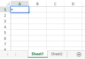Cross-Sheet Reference Support when Entering Formulas