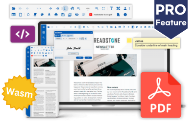 Client-Side PDF Editing with Wasm PDF Editor Control | Dev Solutions