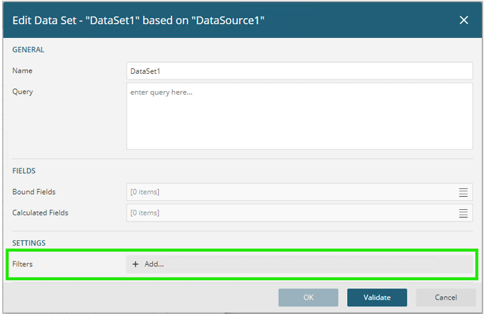 DataSet Filter