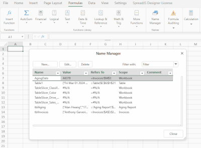 Name Manager Sorting and Filtering - JavaScript Web Applications