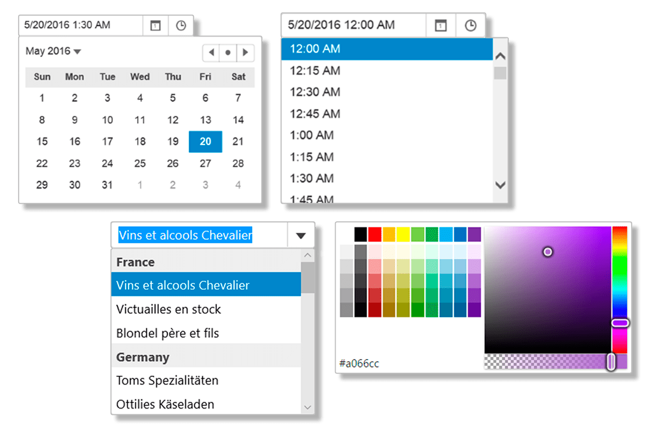 Mvc Input Controls